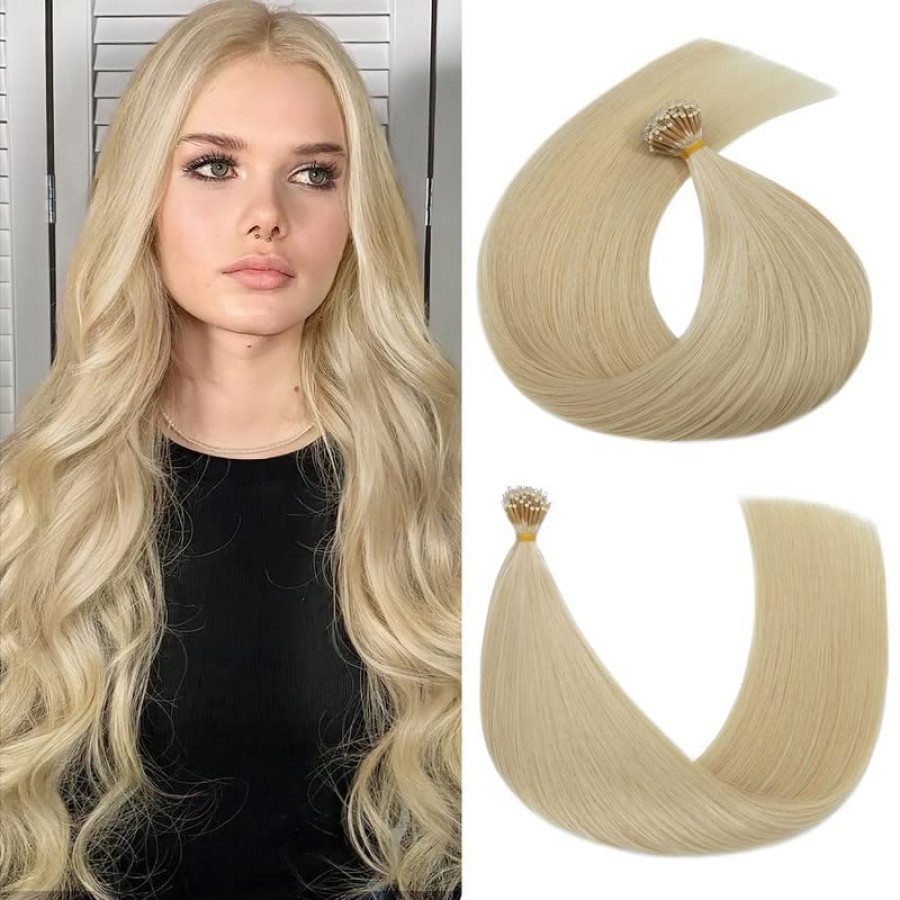 Extensii Nanoring Blond Bej Extensii Nanoring Blond Bej